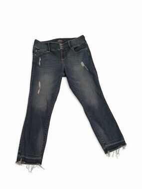 torrid Dark Indigo Distressed Ankle Jeans 14 jeggings (ad)